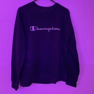 Navy blue oversized sweater